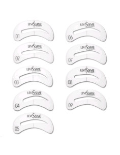 Plantillas Cejas Levissime Pack 9 Unid