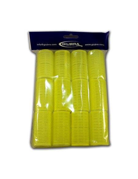 Rulos Velcro Amarillo 32Mm