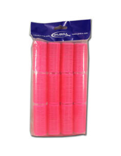 Rulos Velcro Rosa 25Mm 2
