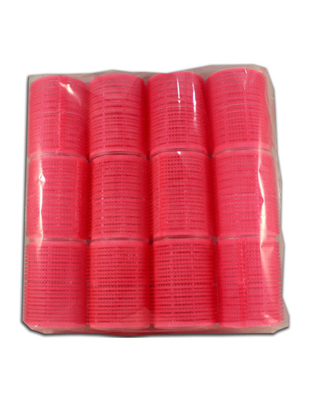 Rulos Velcro Rosa 44Mm