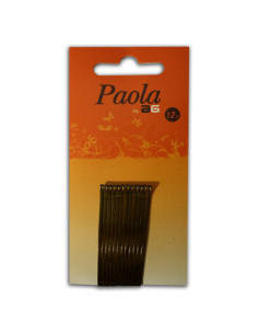 Horquillas Clip Rubias Bolitas Paola 12Uni