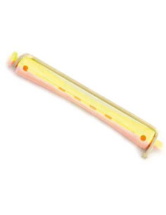 Bigudie Plastico Largo Rosa Amarillo Nº 3