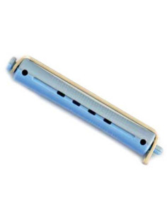 Bigudie Plastico Largo Azul Gris Nº 6