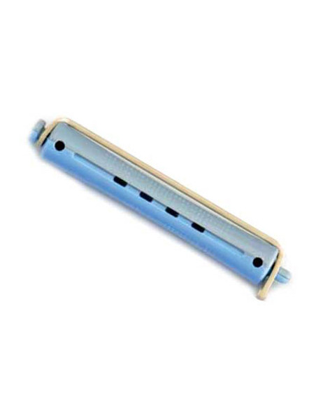 Bigudie Plastico Largo Azul Gris Nº 6