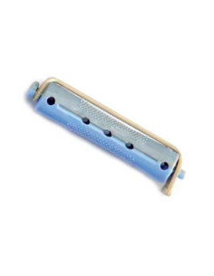 Bigudie Plastico Corto Azul Gris Nº 13
