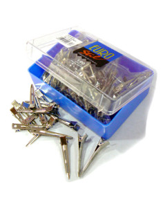 Pinzas Rulos Metal Largas 120 Uni Eurostil