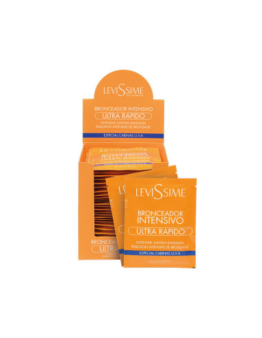 Bronceador Levissime Ultra Rápido Rayos Uva Sobre 20ml