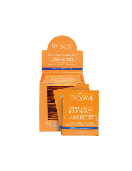 Bronceador Levissime Ultra Rápido Rayos Uva Sobre 20ml