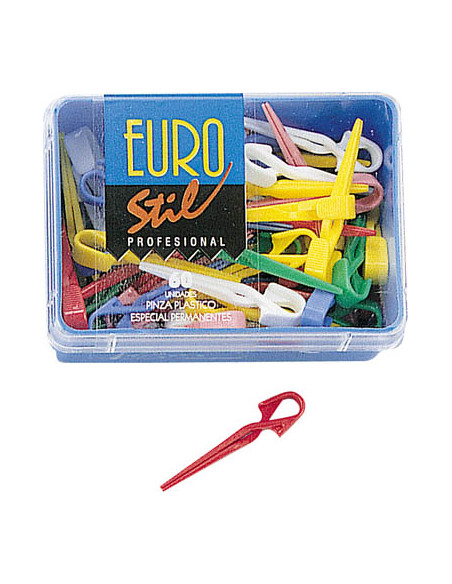 Pinzas Rulos Plastico 60 Uni