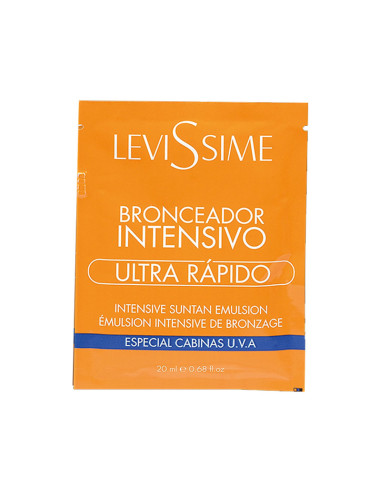 Bronceador Levissime Ultra Rápido Rayos Uva Sobre 20ml