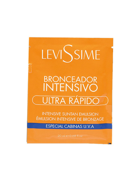 Bronceador Levissime Ultra Rápido Rayos Uva Sobre 20ml