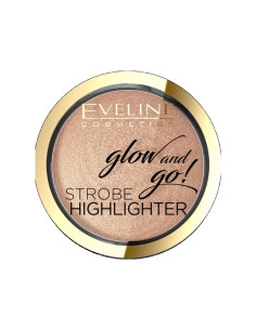 Iluminador Compacto Eveline Glow And Go Gentle Gold Nº 2