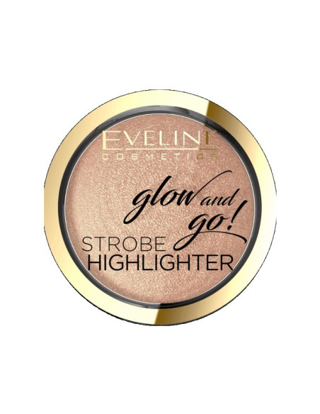 Iluminador Compacto Eveline Glow And Go Gentle Gold Nº 2