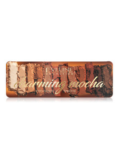 Paleta Sombras Charming Mocha Eveline 12 Colores 2