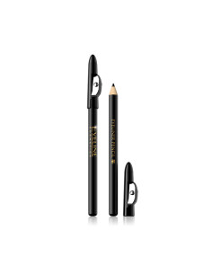 Lápiz Ojos Eyeliner Pencil Larga Duración Sacapuntas Eveline Negro Corto