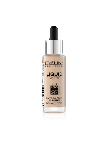 Maquillaje Matificante Liquid Eveline Con Pipeta Nº 5 Ivory 32Ml