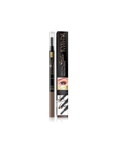 Estilizador De Cejas Eveline 3 En 1 Marrón Oscuro Nº2