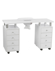 Mesa Manicura Doble Con Aspirador-Wk-M001