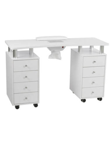 Mesa Manicura Doble Con Aspirador-Wk-M001