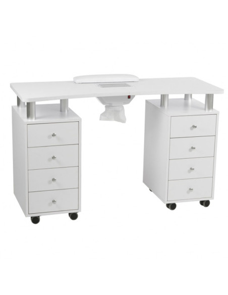 Mesa Manicura Doble Con Aspirador-Wk-M001