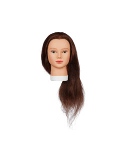 Cabeza Pelo Natural Castaña 50Cm Elena B