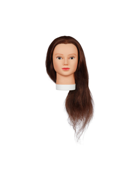 Cabeza Pelo Natural Castaña 50Cm Elena B