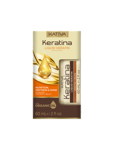Keratina Liquida Kativa Aceite Nutritivo 60Ml