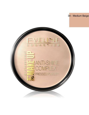 Polvo Compacto Eveline Art Make-Up Medium Beige Nº 34