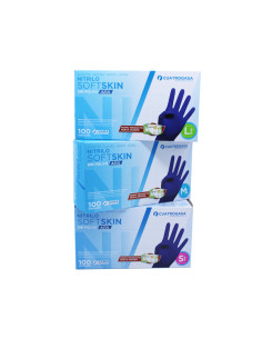 Guantes Nitrilo Azules Sin Polvo Talla L 8/9 2