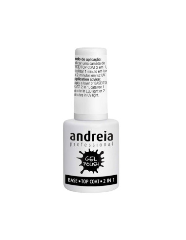 Base Top Coat 2 en 1 Andreia Gel Polish 10.5Ml