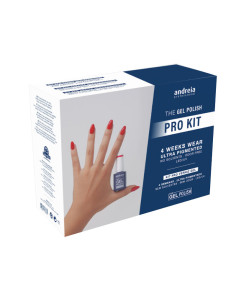Kit Esmalte Semipermanente Vegano Andreia The Gel Polish