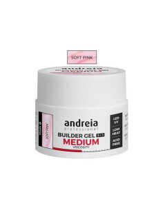 Gel Uñas Viscosidad Media Builder Gel Andreia Soft Pink 44Gr