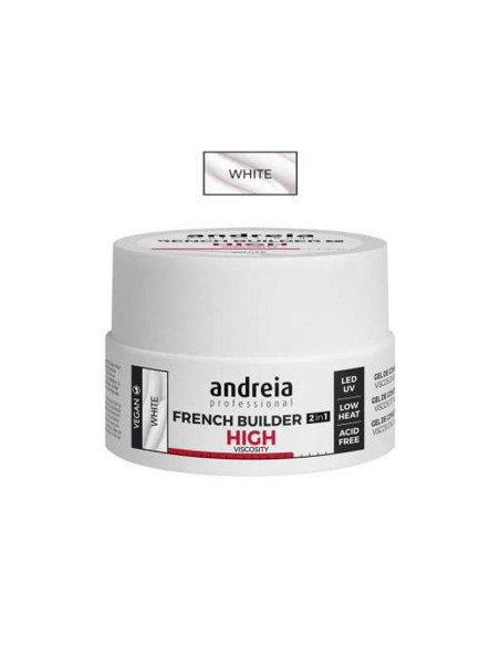 Gel Viscosidad Alta French Builder Gel Andreia White 22Gr