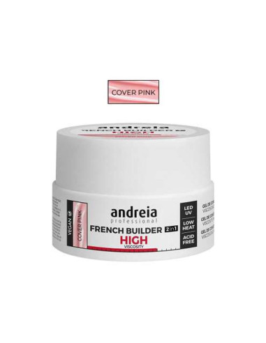 Gel Viscosidad Alta French Builder Andreia Cover Pink 22Gr