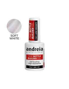 Gel Viscosidad Baja One Bottle Builder Gel Andreia Soft White 14Ml
