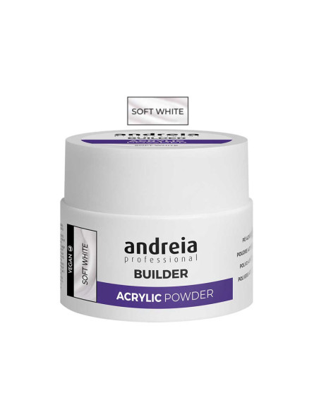 Polvo Acrílico Uñas Andreia Soft White 35Gr