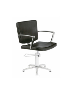 Sillón Aster Negro Pie Estrella Bomba Hidraulica