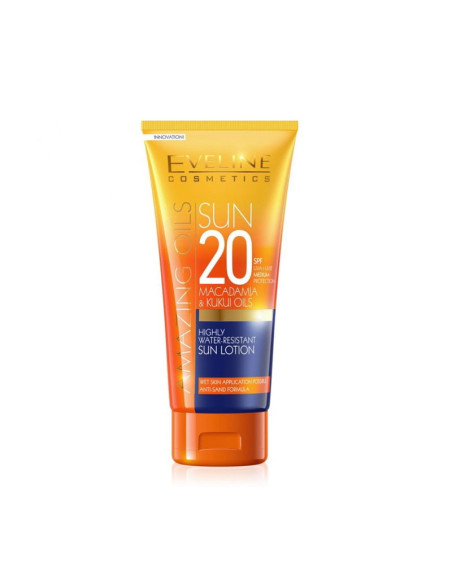 Bronceador Solar Resistente Agua Eveline Spf20 Amazing Oil 200Ml