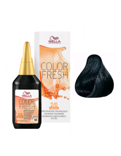 Tinte Semipermanente Color Fresh Wella 2/0 Negro 75Ml