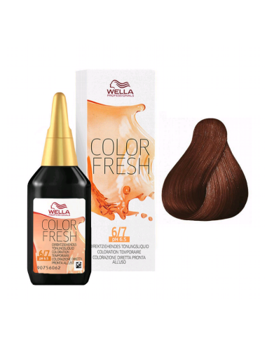 Tinte Semipermanente Color Fresh Wella 6/7  Rubio Oscuro 75Ml