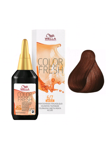 Tinte Semipermanente Color Fresh Wella 6/7  Rubio Oscuro 75Ml