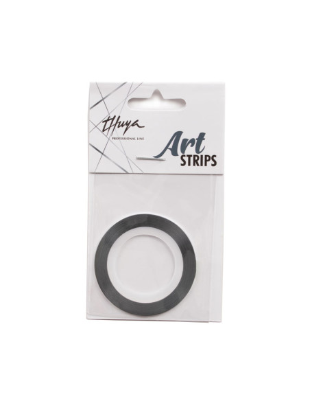Cinta Autoadhesiva Decoración Uñas Thuya Art Strip Silver