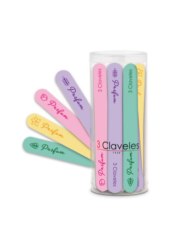 Lima Acolchada 3 Claveles Perfumada Colores