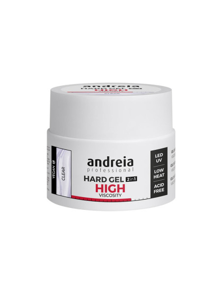 Gel Viscosidad Alta Hard Gel 2 En 1 Andreia Clear 44Gr