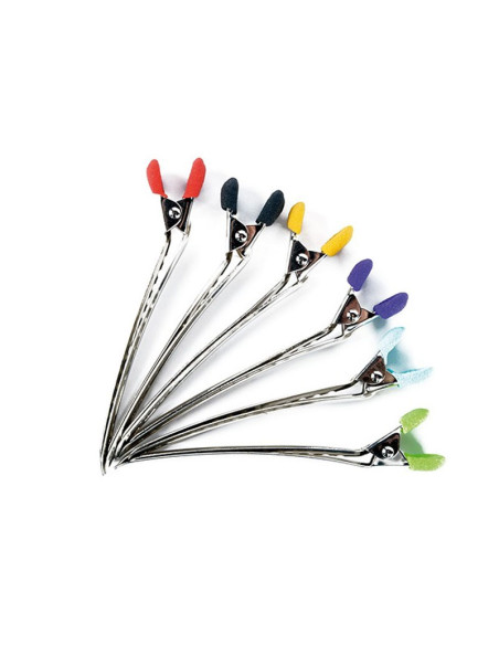 Pinzas Pato Metal Ondina 12Uni