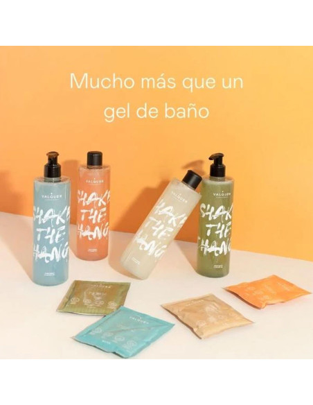 Botella Tapón Gel Ducha Valquer Shake The Change 400Ml