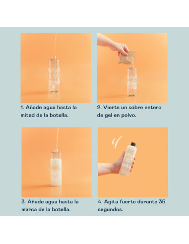 Botella Tapón Gel Ducha Valquer Shake The Change 400Ml