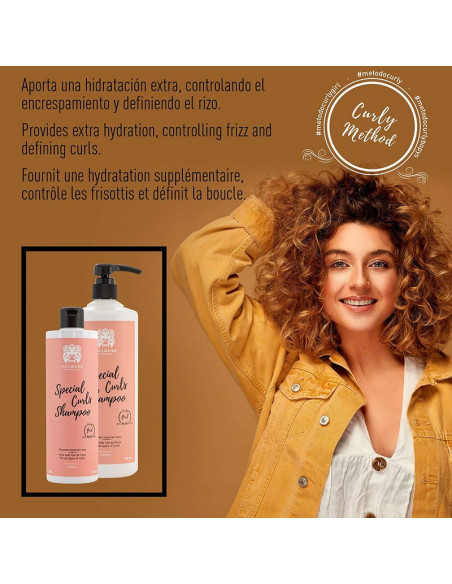 Champú Valquer Especial Rizos Curly Girl 400Ml