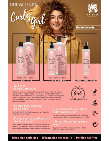 Champú Valquer Especial Rizos Curly Girl 400Ml