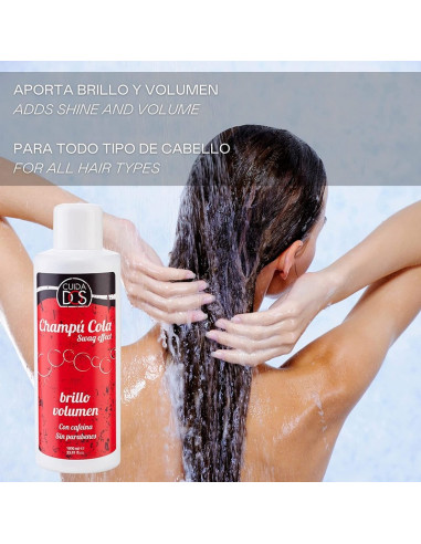 Champu Valquer Cola Brillo Y Volumen Litro